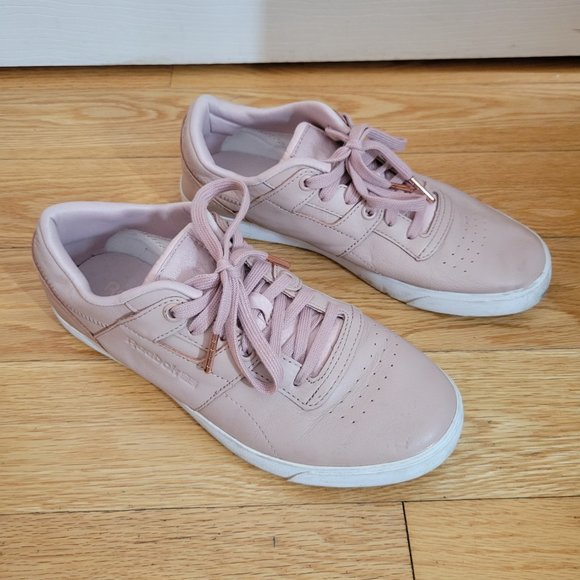 Reebok Classic Workout Clean Trainers In Pink - Picture 1 of 2